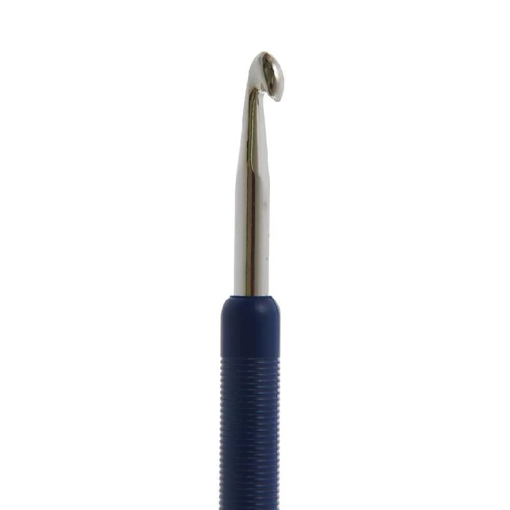 Крючок вязальный Addi с пластиковой ручкой, №6, 15 см